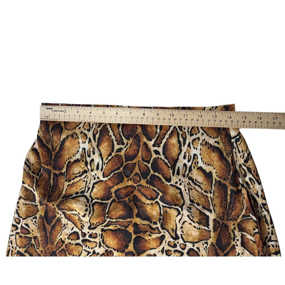 Ivy Jane 530028 Comfort & Joy A-Line Midi Skirt Giraffe Animal Cheetah Print S - Picture 4 of 9